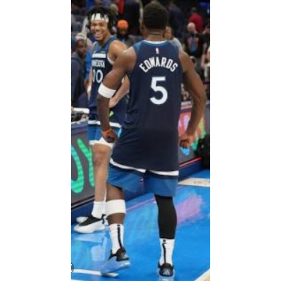 Anthony Edwards (Nike)-(Minnesota)-(Blue)-(Jersey)-(New Condition)-(SizeXL)-$100 - Picture 8 of 11